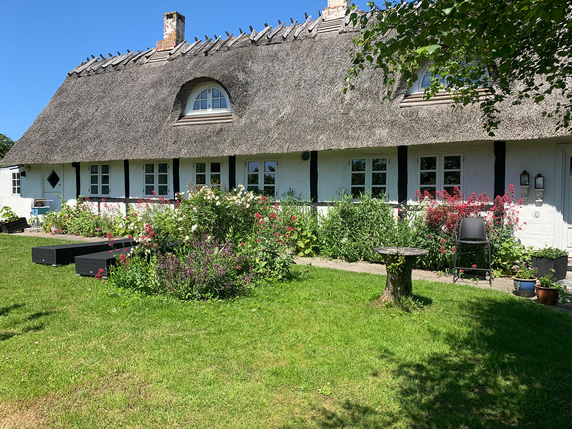 Det Kristne Feriehotel på Bogø have